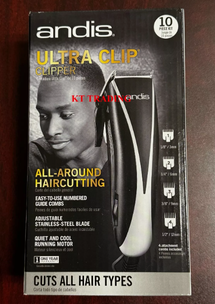 Andis ULTRA CLIP 10-Piece CLIPPER KIT