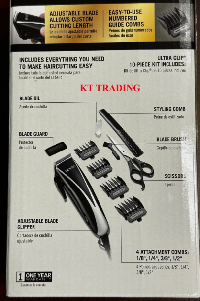 Andis ULTRA CLIP 10-Piece CLIPPER KIT