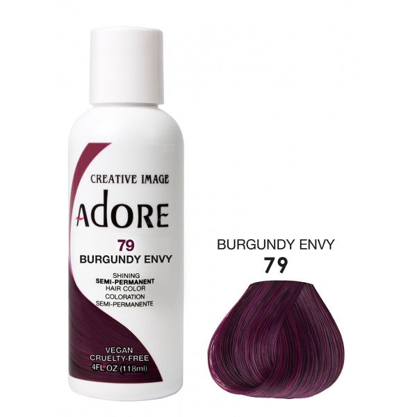 Adore Semi-Permanent Hair Color Burgundy Envy #79