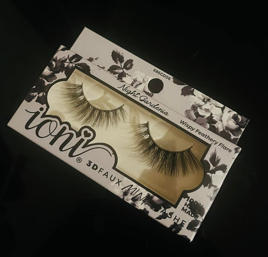 Ioni Lash Garden 3D Faux Mink Lashes "Night Gardenia"