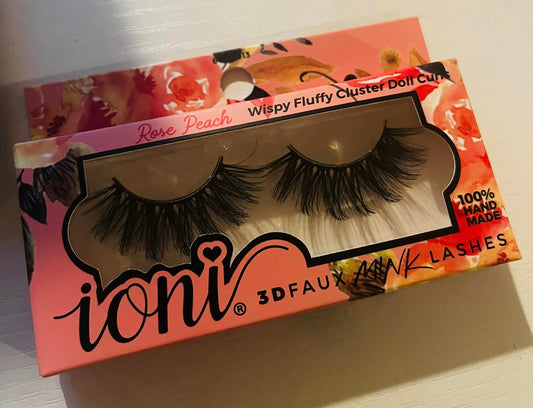 Ioni Lash Garden 3D Faux Mink Lashes "Rose Peach"
