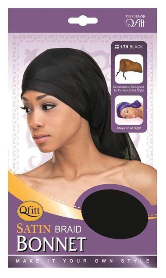 Qfitt Satin Braid Bonnet