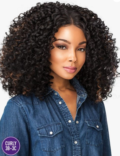 Curls Kinks & Co - Lace Front Wig "The Show Stopper" (Color 99J)