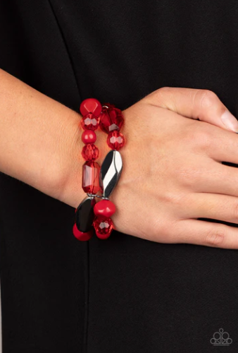 Bracelet -  "Rockin' Red Candy"