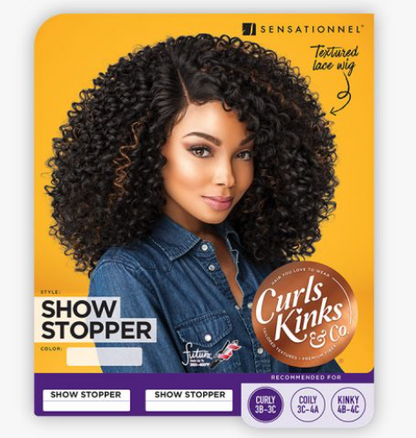 Curls Kinks & Co - Lace Front Wig "The Show Stopper" (Color 99J)