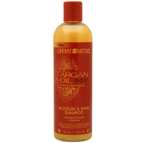 Crème of Nature with Argan Oil from Morocco Sulfate-Free Moisture & Shine Shampoo