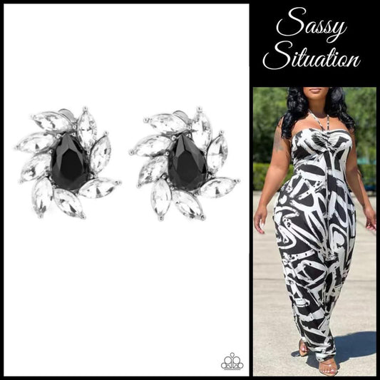 Earrings - "Sophisticated Swirl"