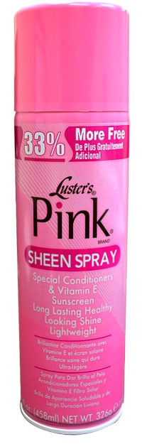 Luster's Pink Sheen Spray