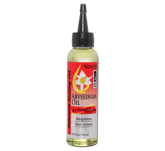 Doo Gro Infusion Styling Oil Abyssinian Oil for Straight Wavy Hair Weightless Non-Greasy