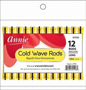 Annie Cold Wave Rods Yellow 12ct