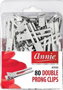 Annie Double Prong Clips 80ct