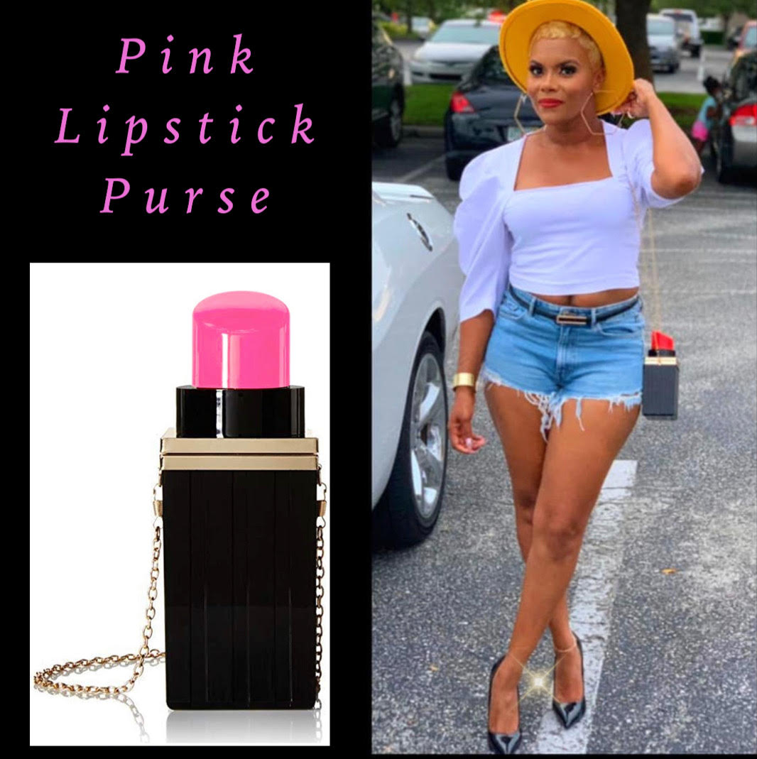 Pink Lipstick Purse